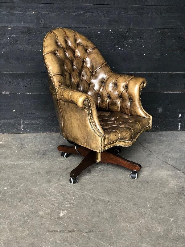 English Leather Office Chair Antiqueswarehouse Recent Added