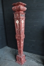  3 different antiques wood columns 1900