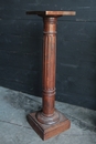  3 different antiques wood columns 1900