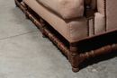 style 3 seats Louis XVIII oak sofa  1940