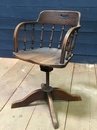 style American style desk chair