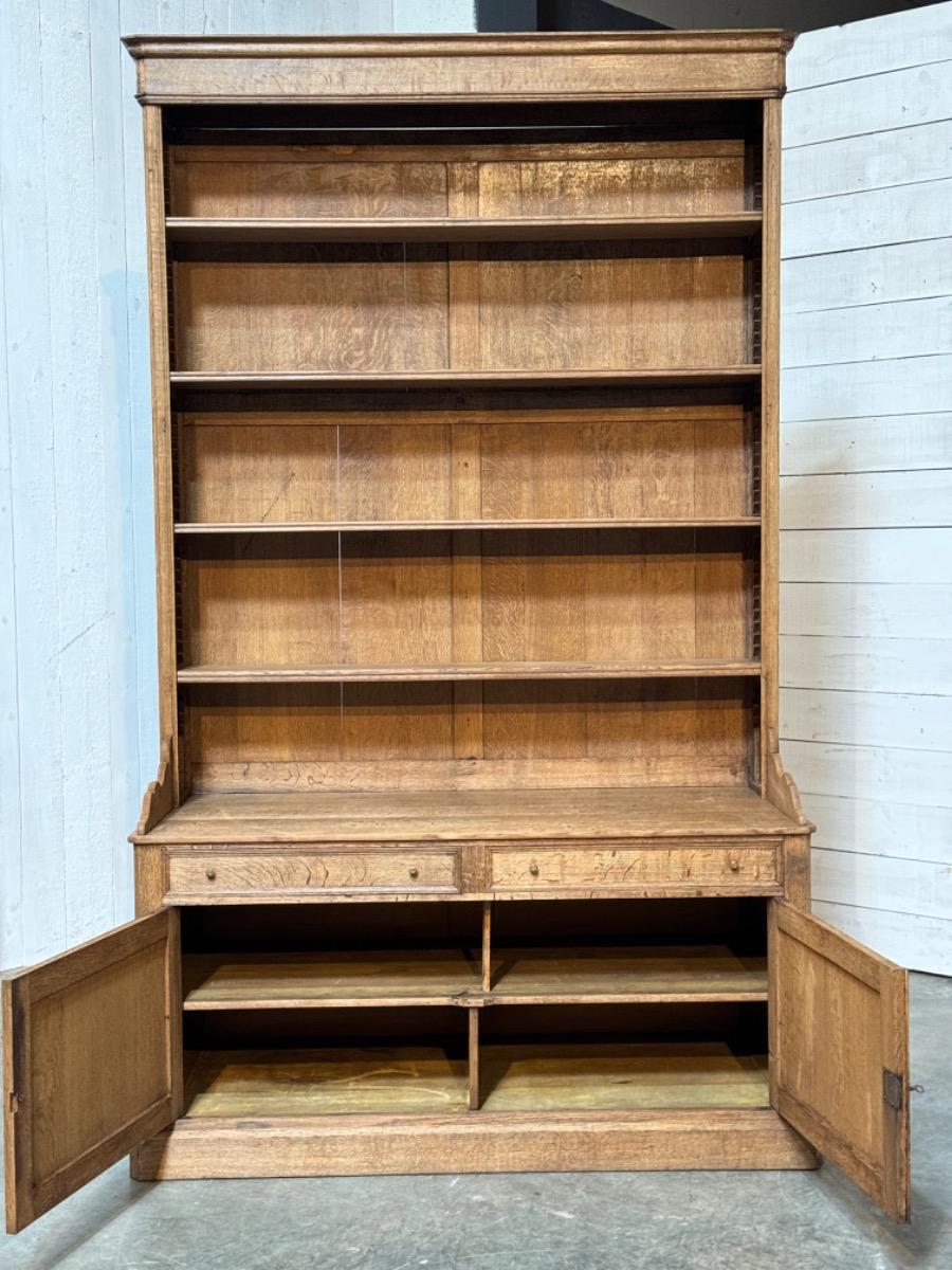 Antique bleached shop cabinet