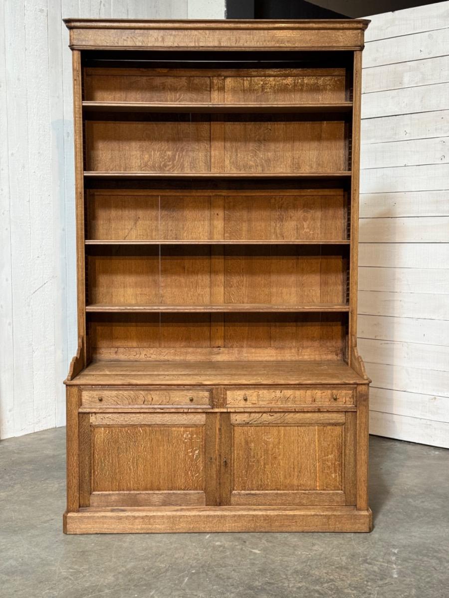 Antique bleached shop cabinet