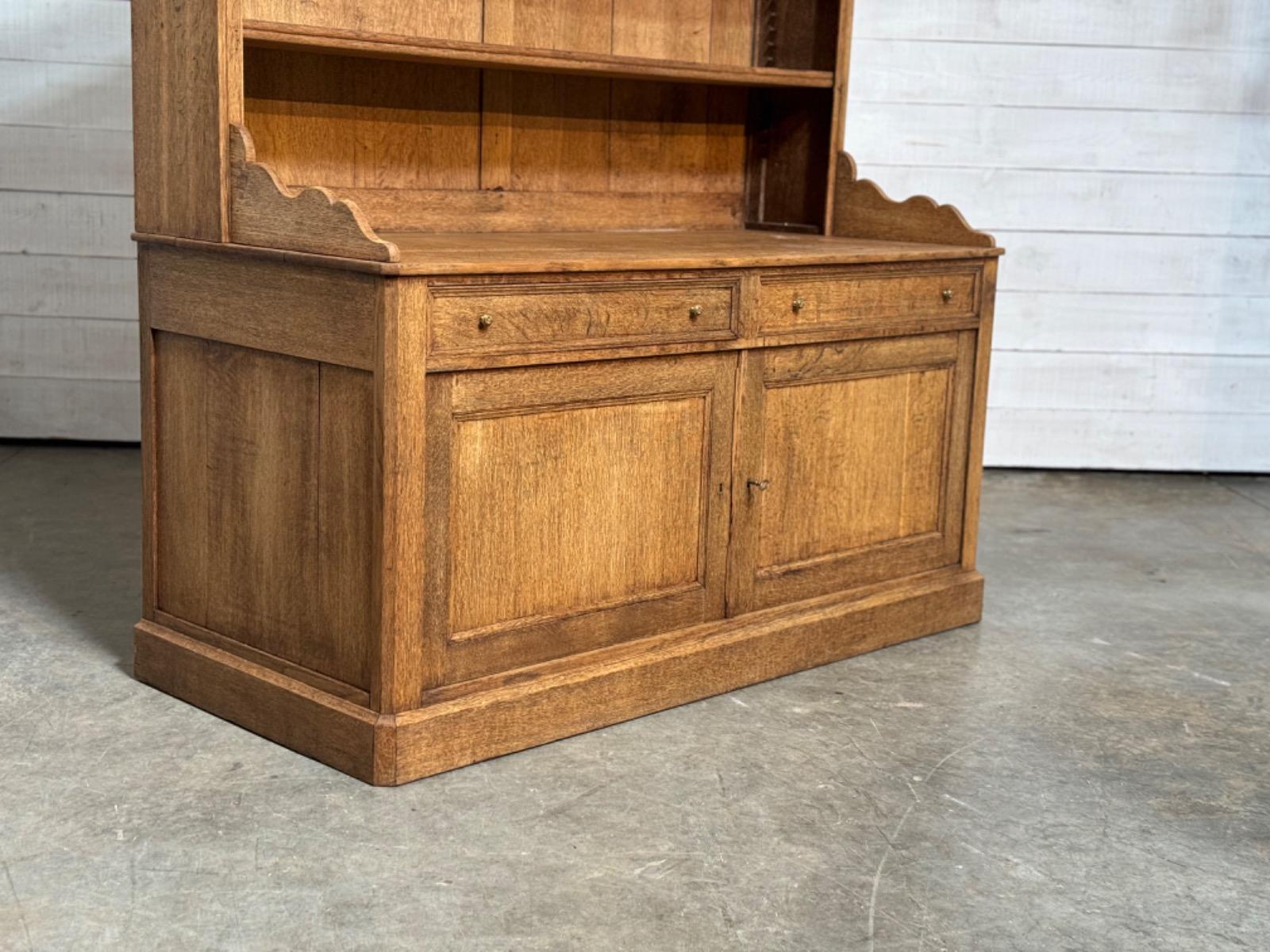 Antique bleached shop cabinet