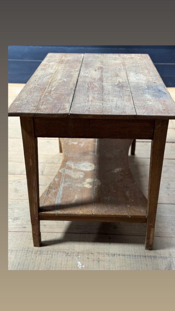 Antique painted florist table 