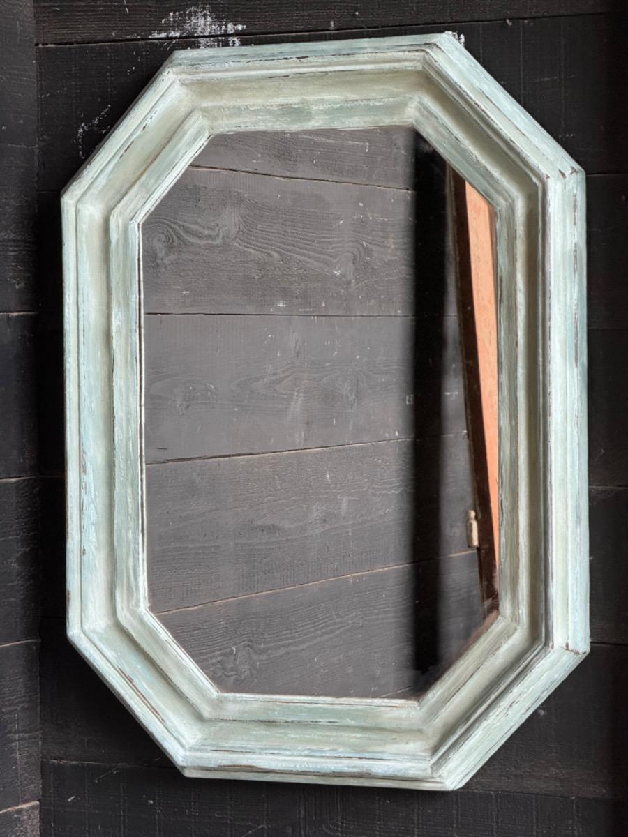 Antique painted mirror 