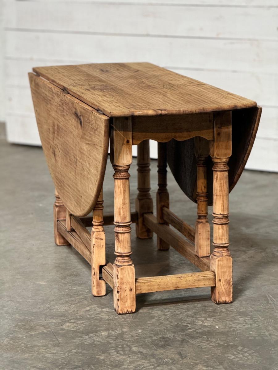 Antique round dining table 