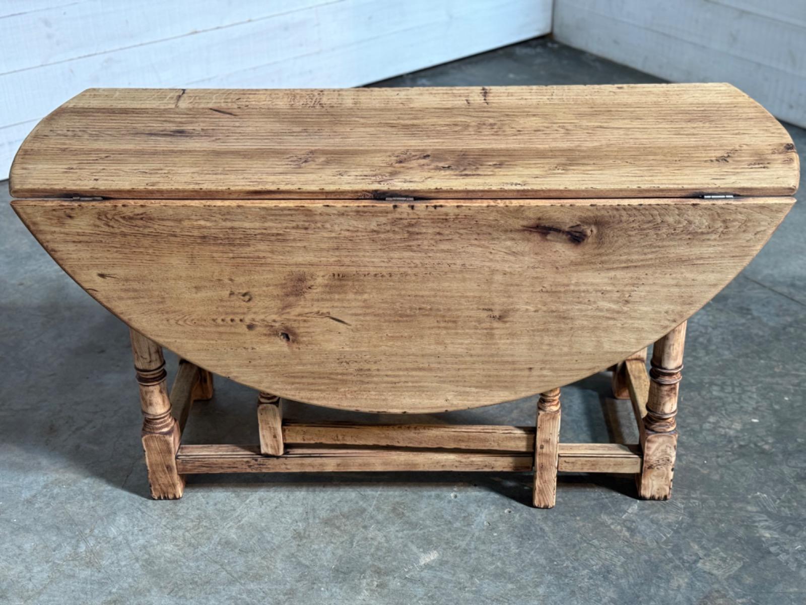 Antique round dining table 