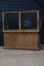  Antique Shop Display Counter in oak in Wood , Belgium 1900