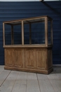  Antique Shop Display Counter in oak in Wood , Belgium 1900