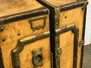 style Antique traveling luggage in leather