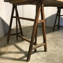 style Antique wood plank table