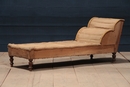 Art Deco style Unusual Long Chair in Wood , France 1900