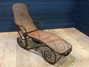 style Austrian Bentwood chaise attributed to Thonet