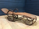 style Austrian Bentwood chaise attributed to Thonet