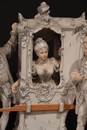 style Biscuit statue from royal duc manufactory 1920