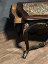 style Black and Gilt Wood carved Napoleon III Center table