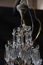 Cascading chandelier in crystal