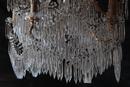 Cascading chandelier in crystal