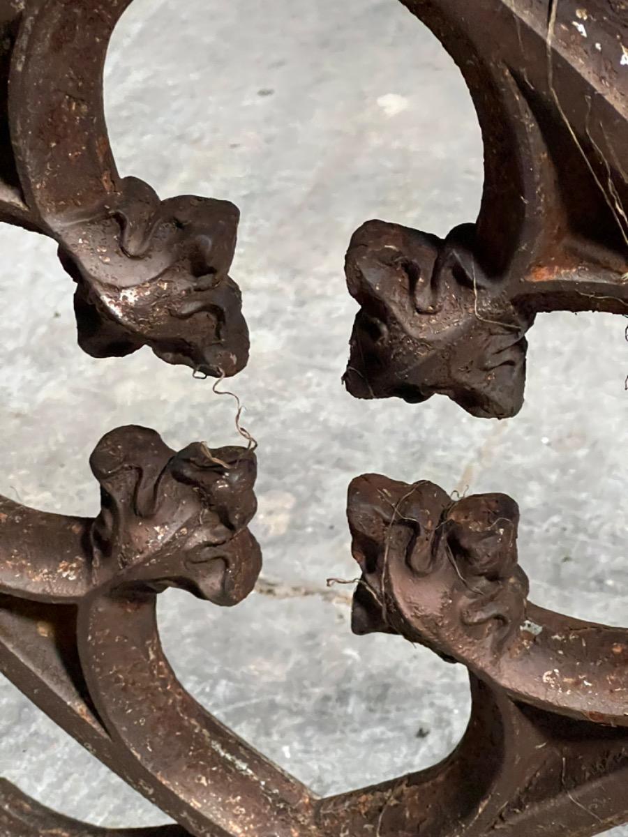 Cast iron railing 