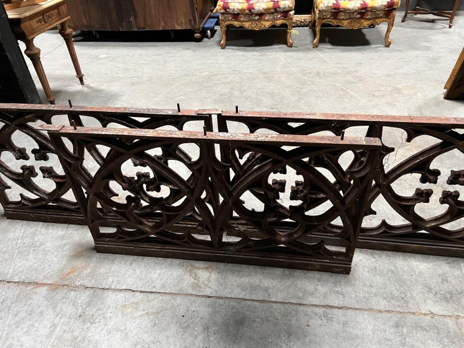 Cast iron railing 