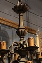 Chandelier allemande en bronze en Bronze, Allemagne 1900