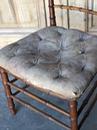 Ancienne chaise en bamboo style Colonnial France Napoléon III