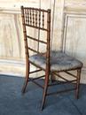 Ancienne chaise en bamboo style Colonnial France Napoléon III