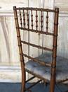 Ancienne chaise en bamboo style Colonnial France Napoléon III