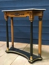 style Console table with marble top