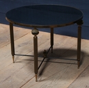 Design style Coffee Table in Brass and mirror, Belgium 1950