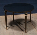 Design style Coffee Table in Brass and mirror, Belgium 1950