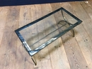 Design table in Metal and glass , France