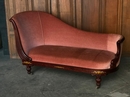 Empire style Long chair in Mahogany and Bronzes, France 19th century