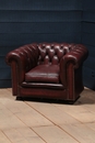 Fauteuil cuir chesterfield