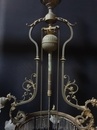 style French belle epoque bronze chandelier