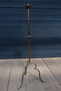 style Gilt metal tall candelstick