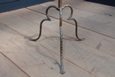 style Gilt metal tall candelstick