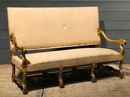 style Gilt mutton leg french sofa ca 1880