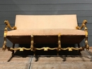 style Gilt mutton leg french sofa ca 1880