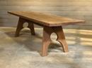 Table gothique style Gothic en Acajou Blanchi, France 1940