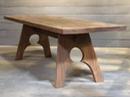 Table gothique style Gothic en Acajou Blanchi, France 1940