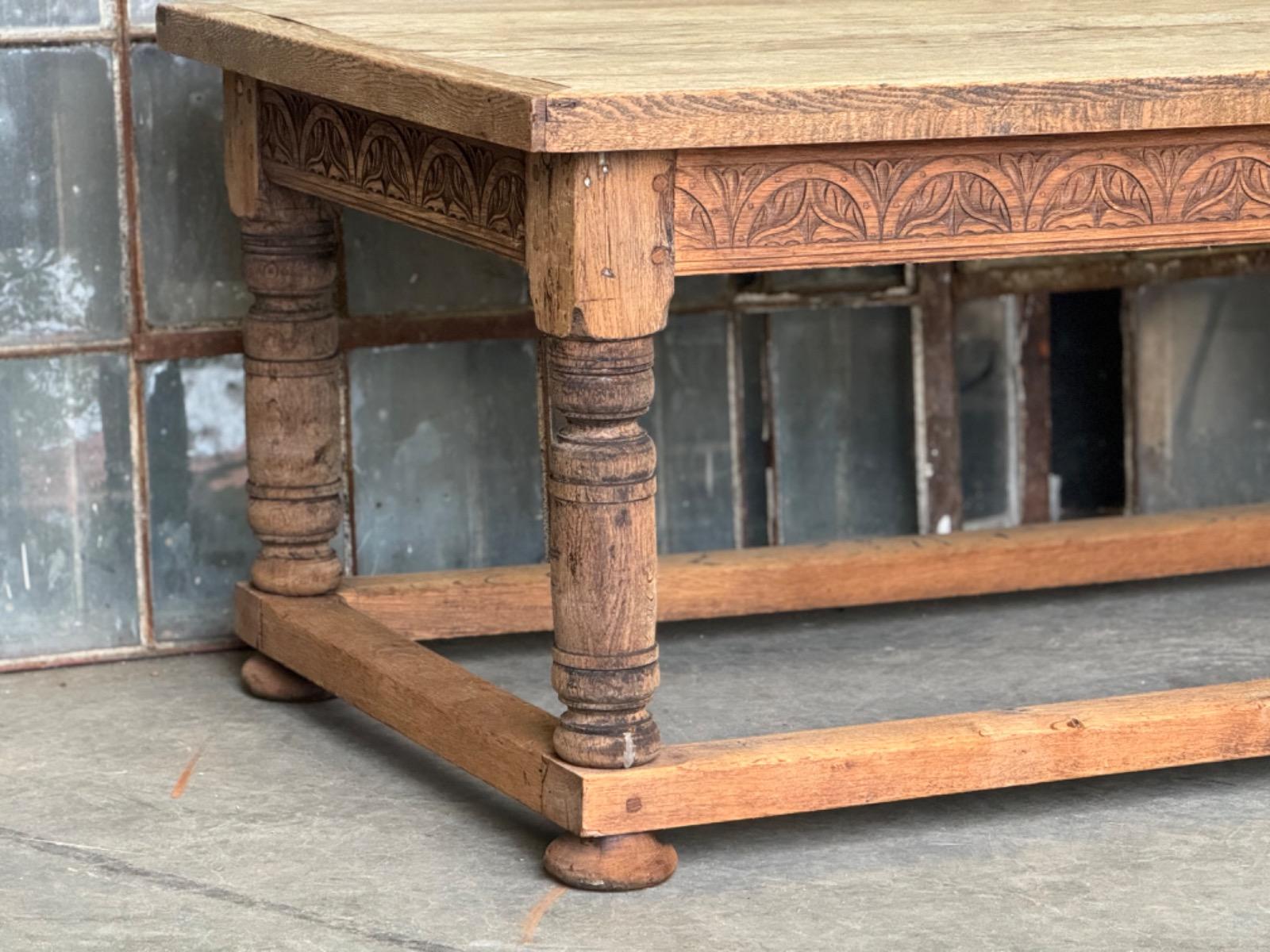 Large english console table 