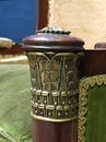 style Large mahogany and bronze empire bergère