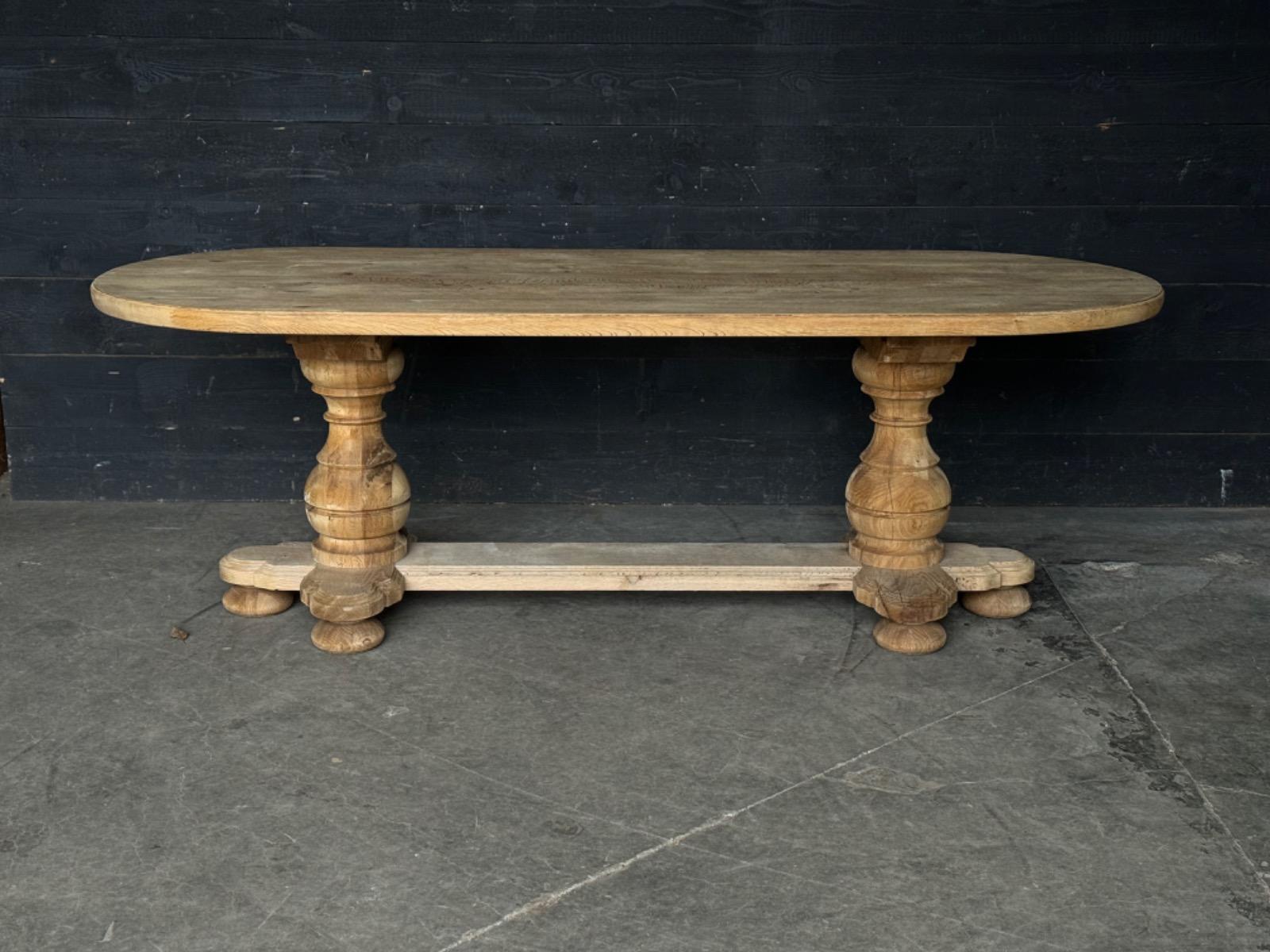 Large trestle table 