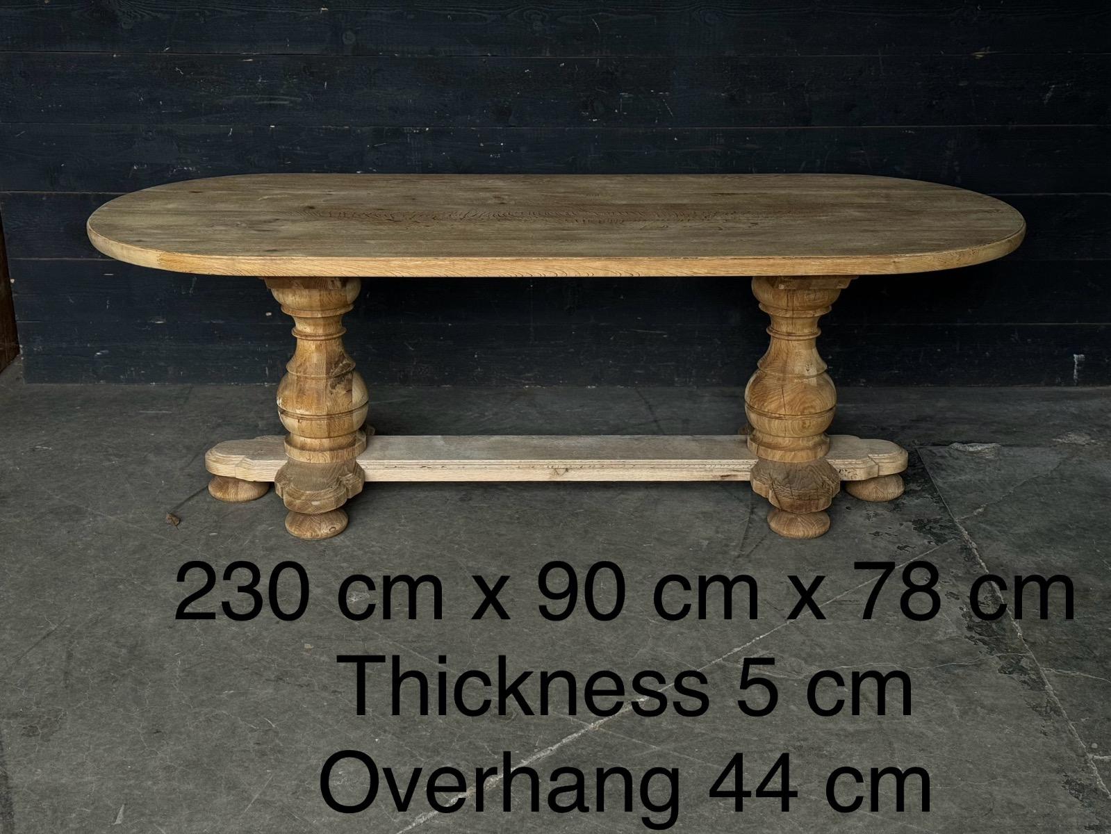 Large trestle table 