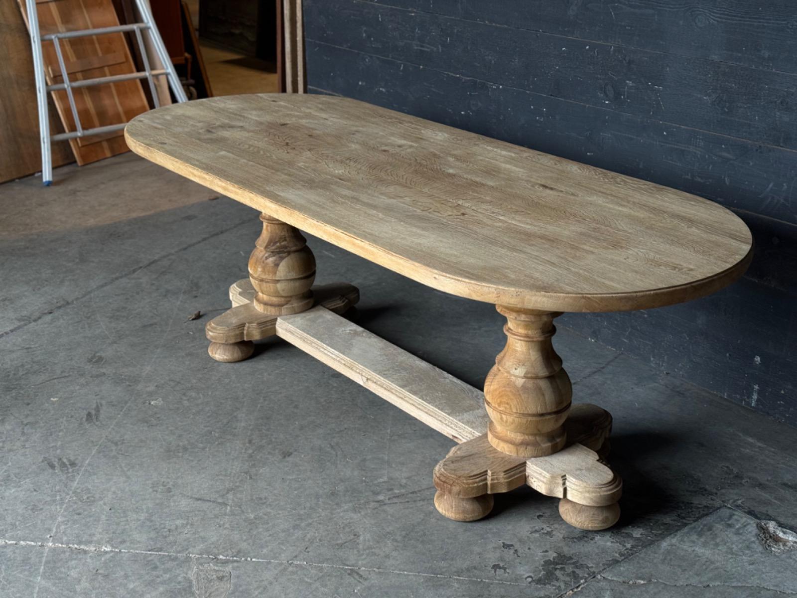 Large trestle table 