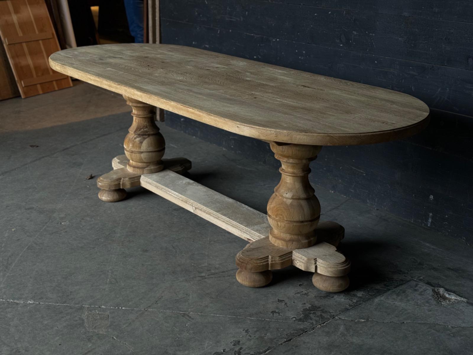 Large trestle table 