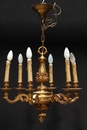 Louis 16 Brass Chandelier