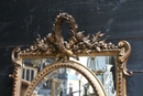 Louis 16 Gilt Mirror, France Napoleon 3 Period